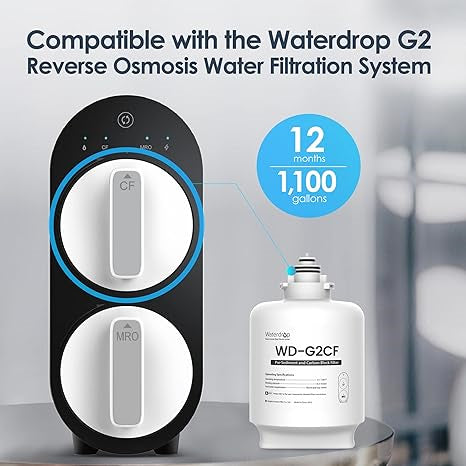 Replacement Filter WD-G2CF for Waterdrop Reverse Osmosis System