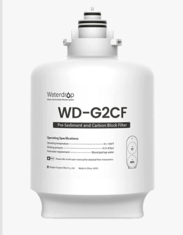 Replacement Filter WD-G2CF for Waterdrop Reverse Osmosis System