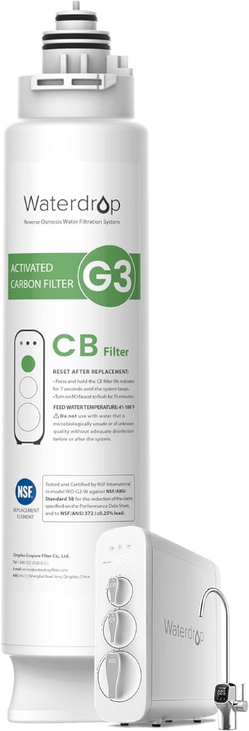 Replacement Filter WD-G3-CB for Waterdrop Reverse Osmosis System