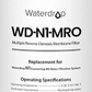 Replacement Filter WD-N1-MRO for Waterdrop WD-N1-W Countertop Reverse Osmosis System, 18-month Lifetime