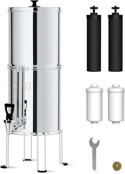 2.25 Gal King Tank Stainless Steel Gravity Filter System